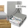 Prześcieradło Frotte z Gumką 90x200 Gruba Bawełna 200g Bok 30 cm stalowy